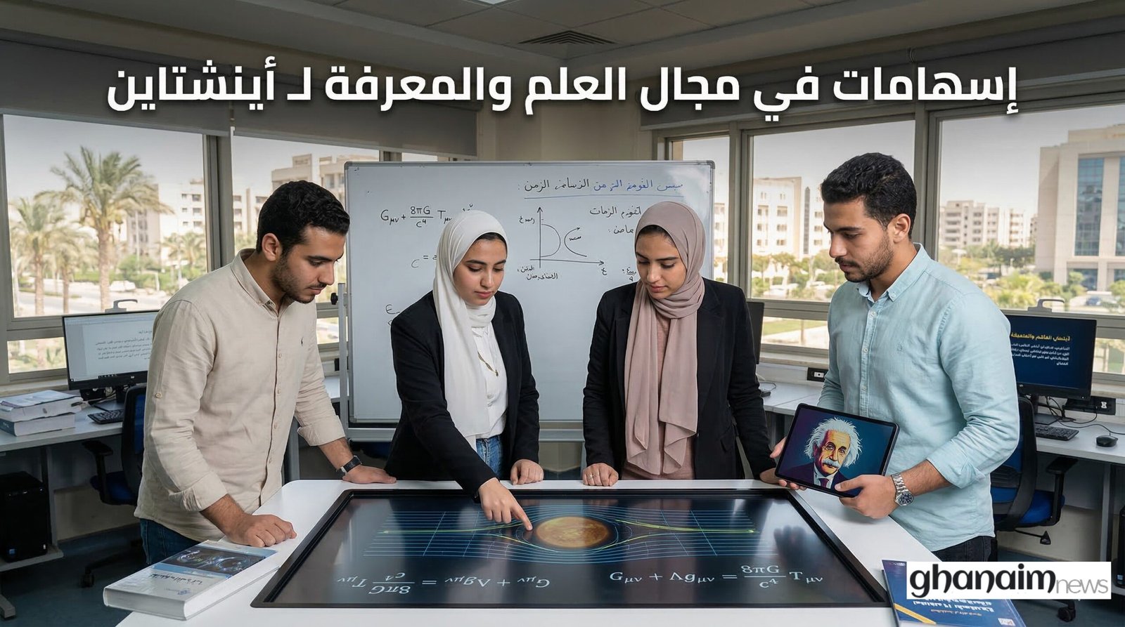 إسهامات في مجال العلم والمعرفة لـ أينشتاين