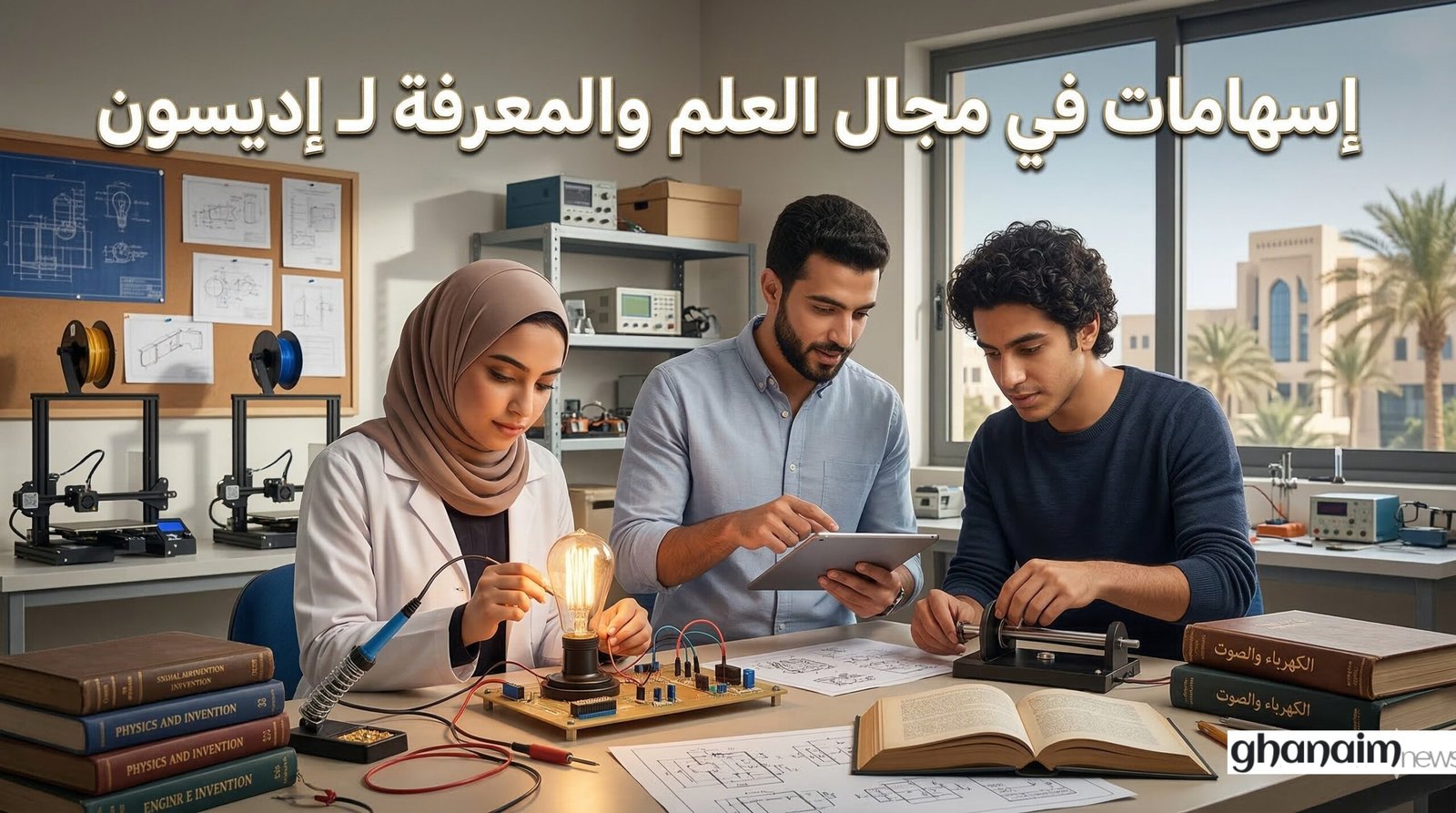 إسهامات في مجال العلم والمعرفة لـ إديسون
