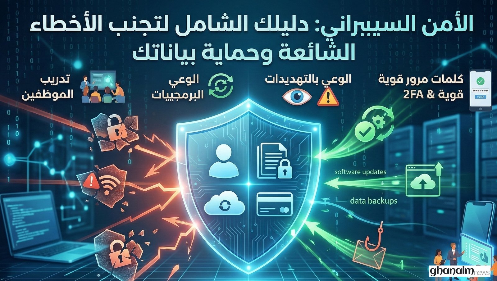 أخطاء شائعة في الأمن السيبراني وكيف تتجنبها