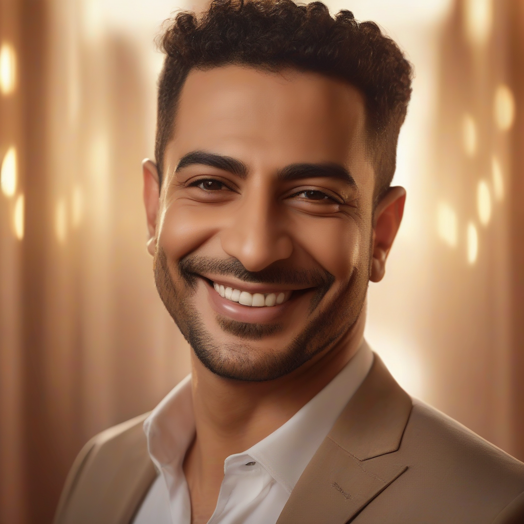المغني و الممثل أحمد فهمي