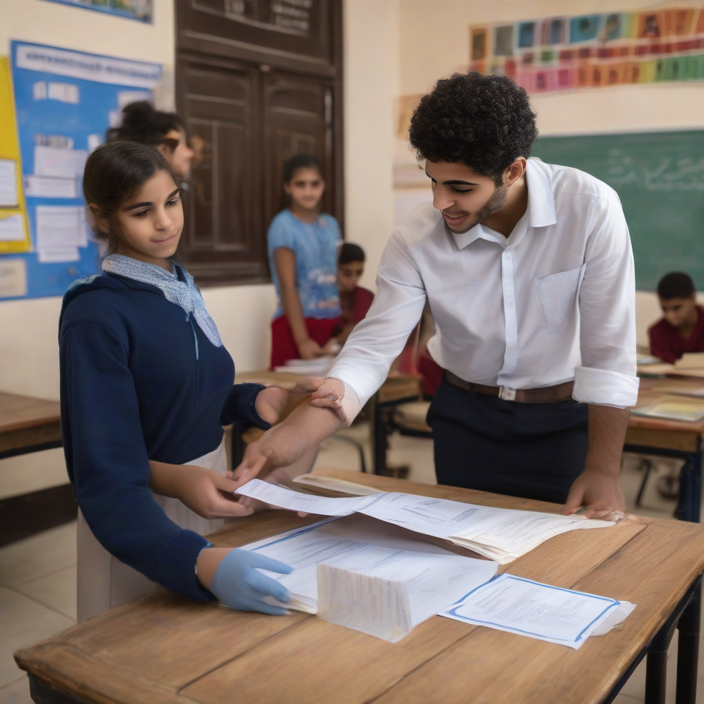 التعليم تحدد أوراق استلام المدارس لاستمارة امتحان الثانوية من الطلاب