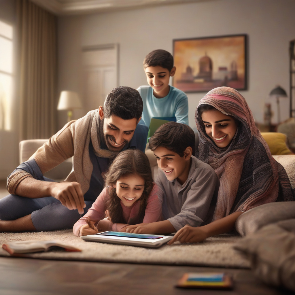 تربية الجيل الرقمي: كيف توازن الأسرة العربية بين شاشات الأجهزة والتحصيل الدراسي؟