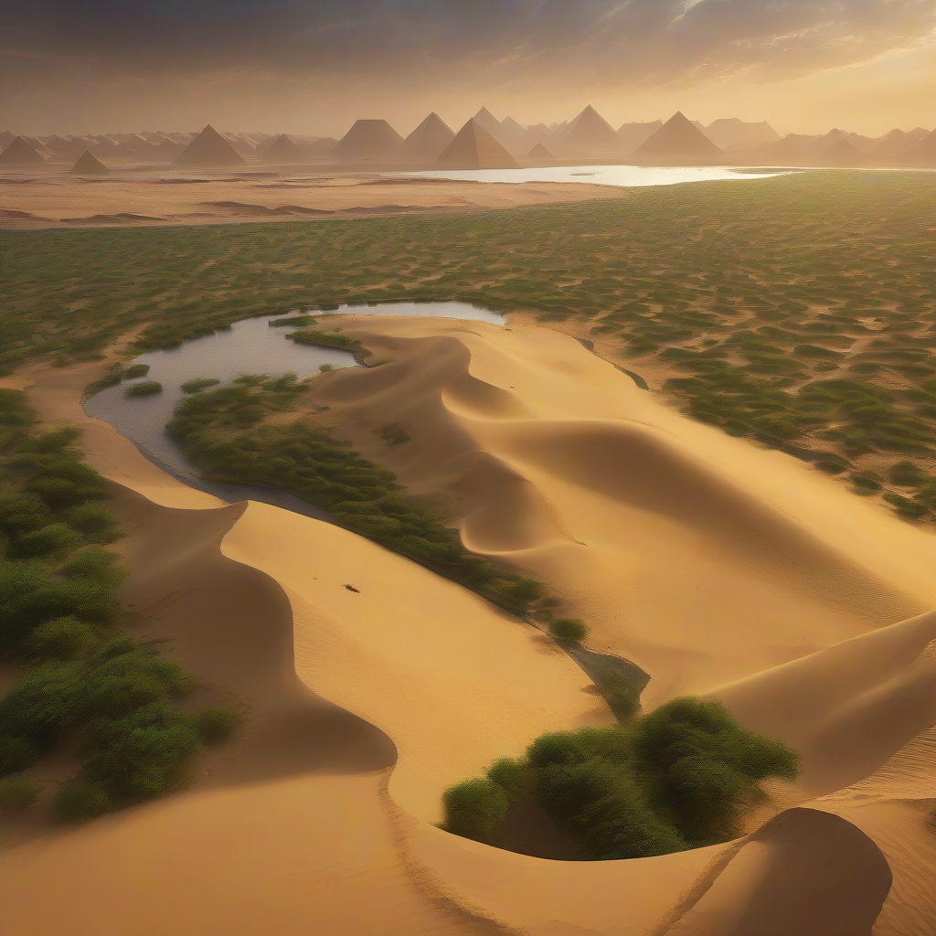 سراب الصحراء وألغاز الوادي الخفي: حكايات وأسرار الجغرافيا التاريخية لمصر